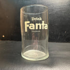 Vintage Drink Fanta Orange Soda Fountain Glass 4" Glass