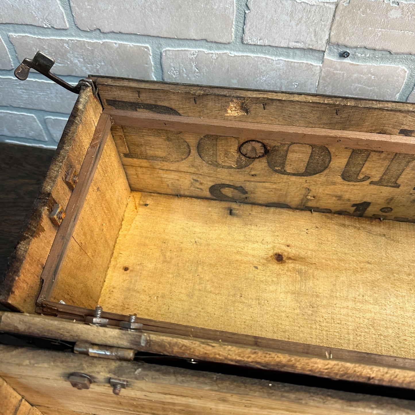 Antique Primitive Swifts Shortening Toolbox Handmade OOAK Soap Crate Folk Art