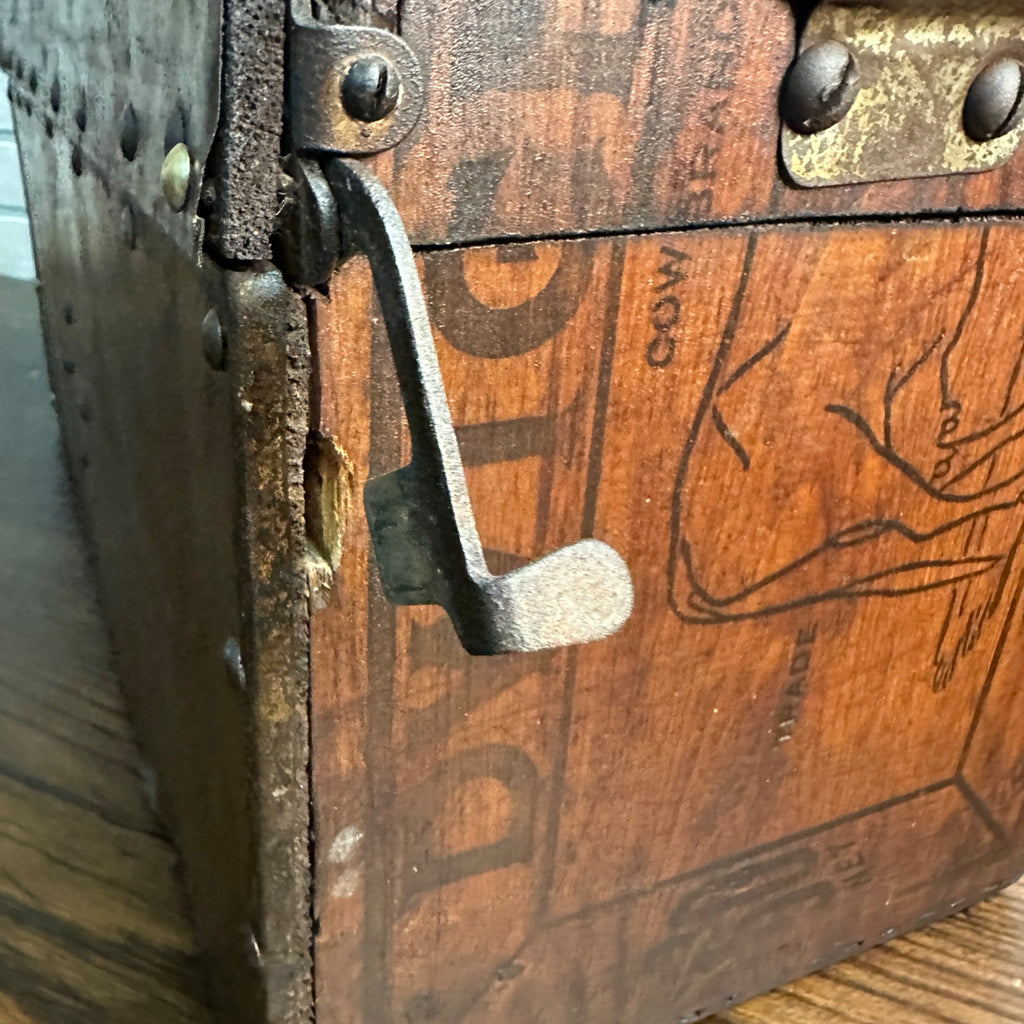 Antique Primitive Swifts Shortening Toolbox Handmade OOAK Soap Crate Folk Art
