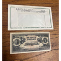 The Japanese Government World War II One 1 Dollar Uncirculated Wartime Currency