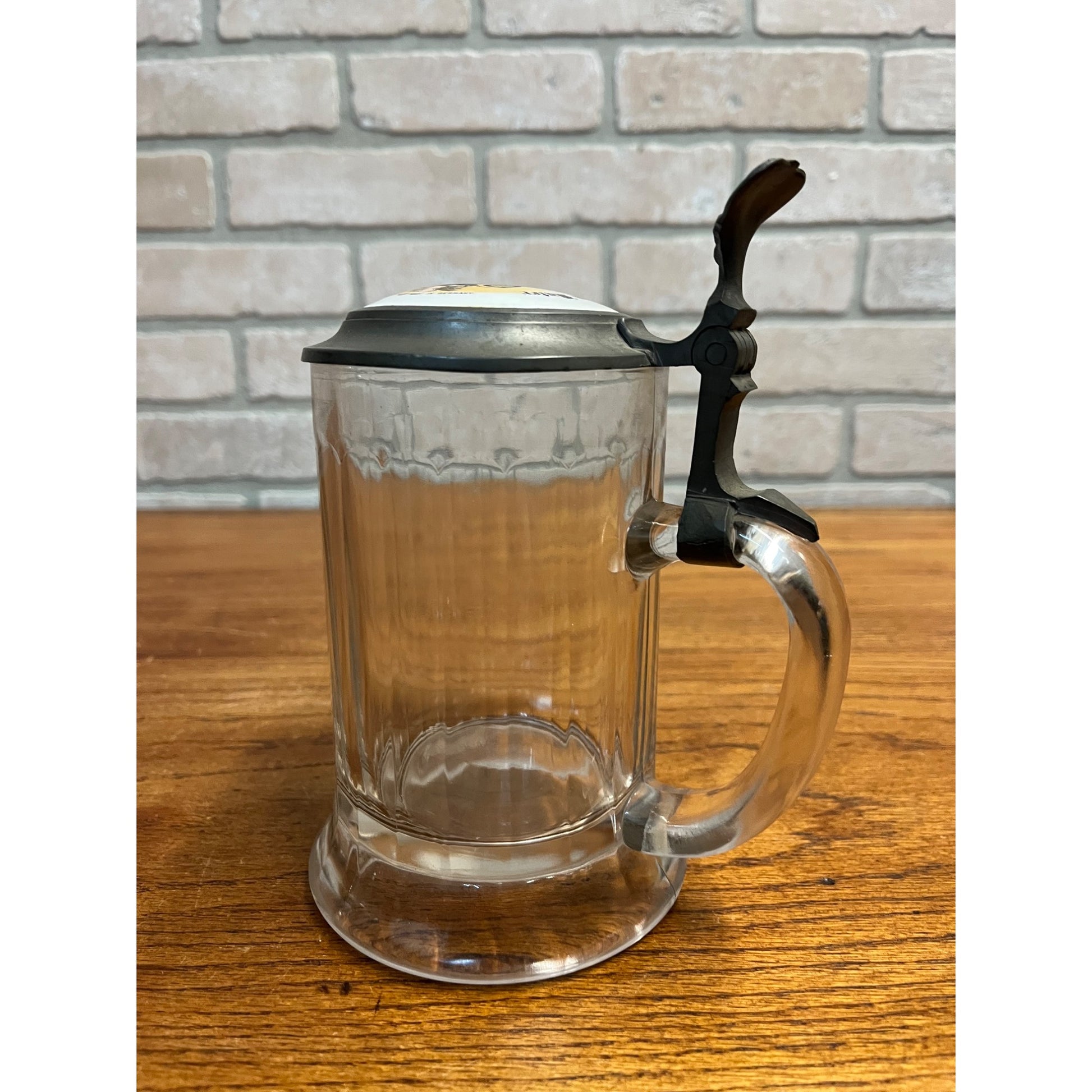 Pre-Prohibition McAvoy's Kloster Brau Alma Mater Glass Advertising Beer Stein Chicago