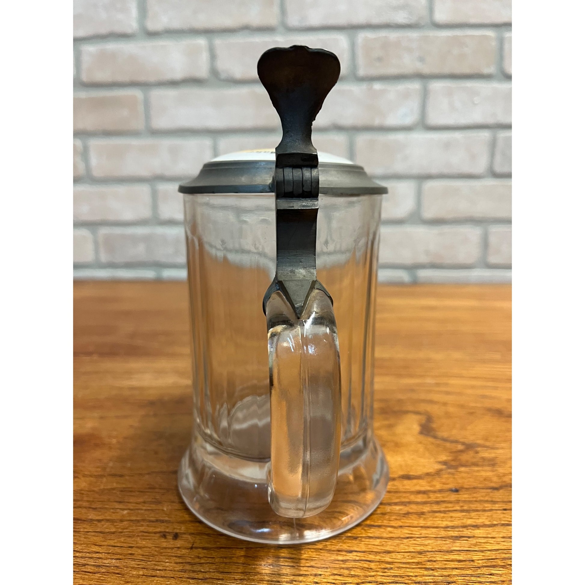Pre-Prohibition McAvoy's Kloster Brau Alma Mater Glass Advertising Beer Stein Chicago