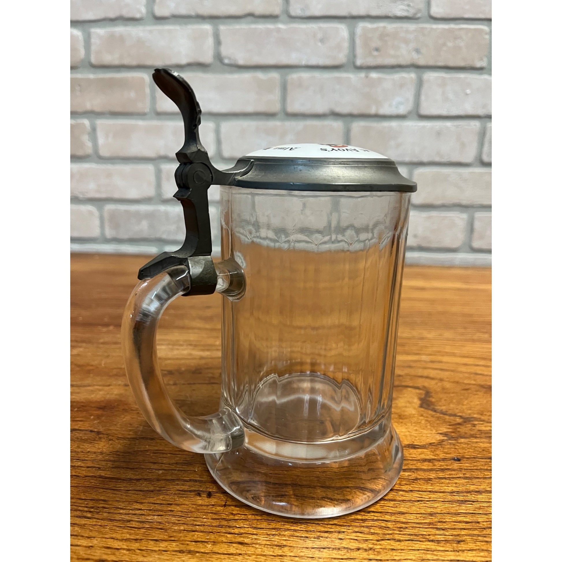 Pre-Prohibition McAvoy's Kloster Brau Alma Mater Glass Advertising Beer Stein Chicago