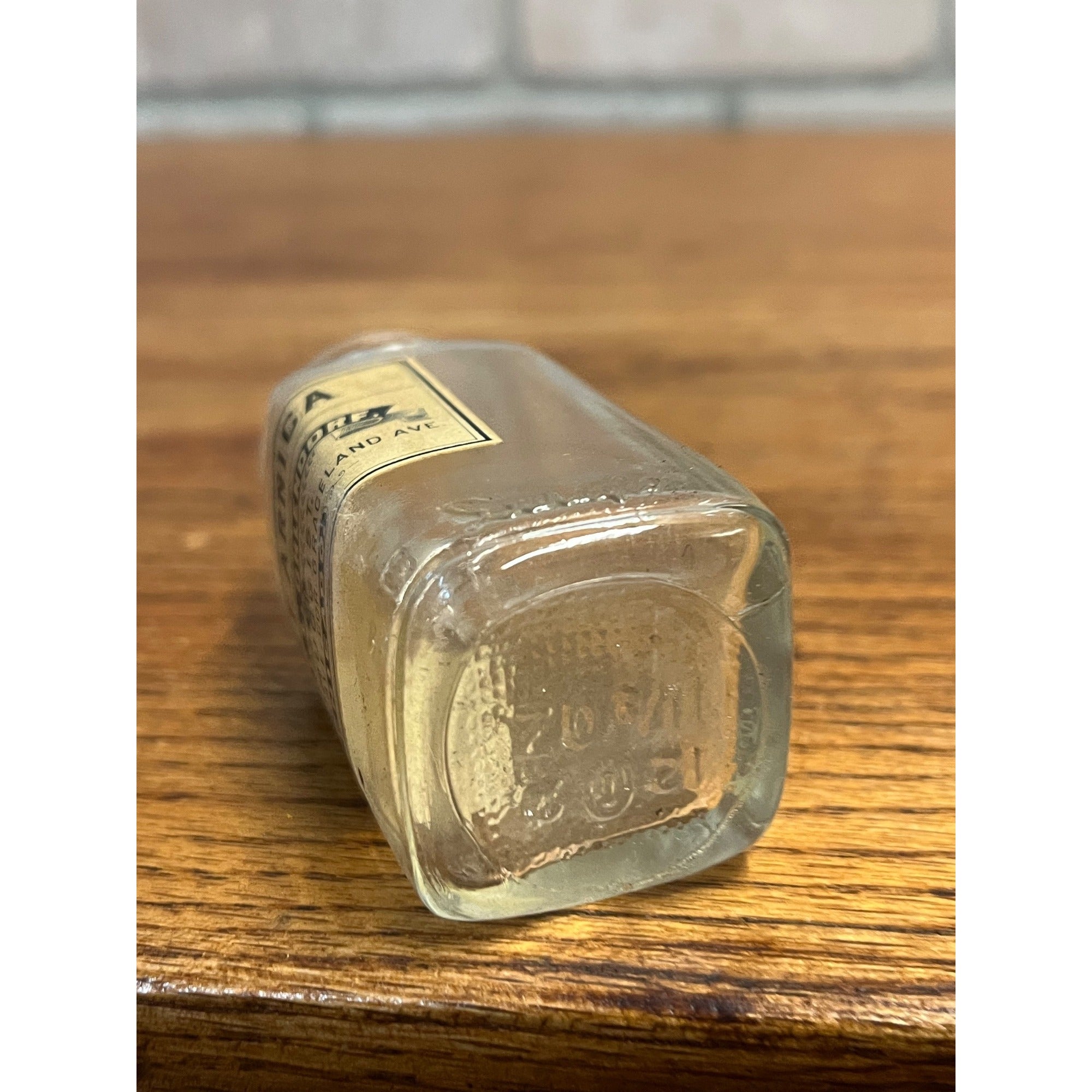 Vintage Tinct. Arnica Henry Ohlendorf Druggist Chicago Glass Medicine Bottle