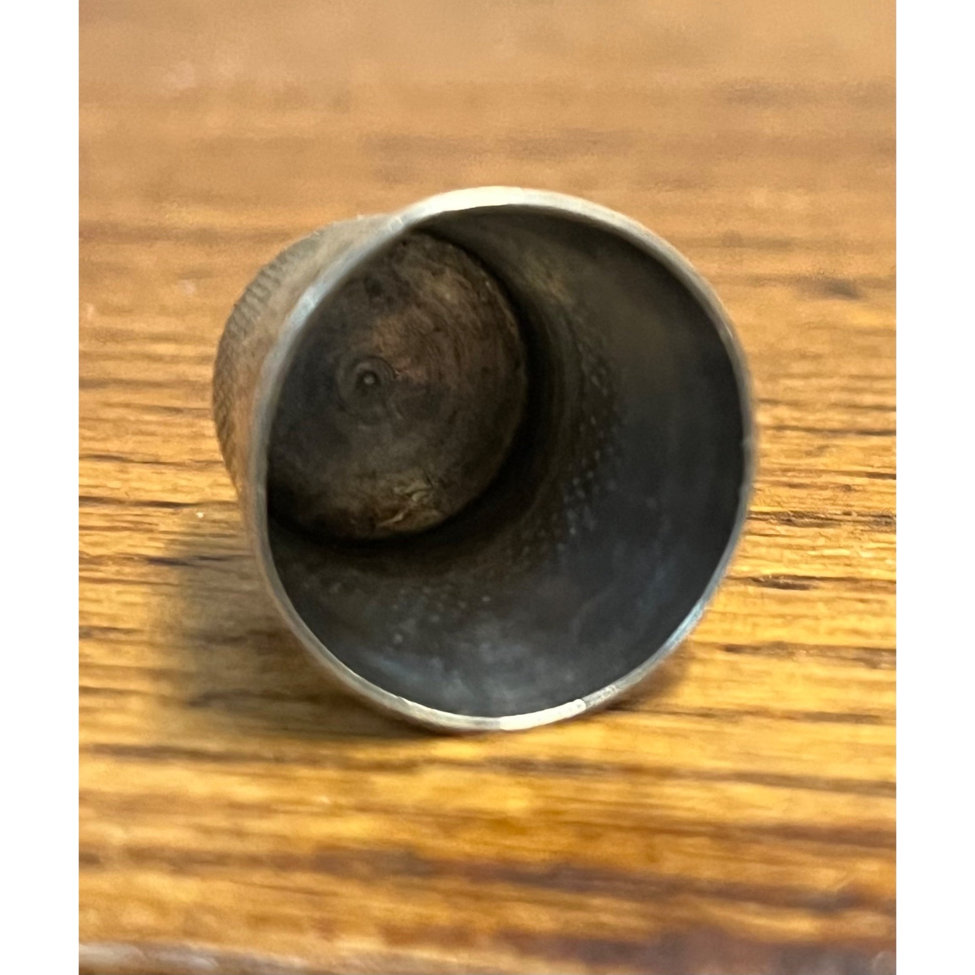 Antique Victorian Sterling Silver Thimble w/ Ornate Scrollwork