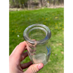 Vintage 1950s Logstown Dairy ACL Half Pint Milk Bottle Aliquippa Pennsylvania PA