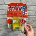 Vintage Crank Bank NOS Plastic Tarco Sidney Tarrson Pencil Sharpener