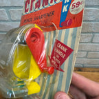 Vintage Crank Bank NOS Plastic Tarco Sidney Tarrson Pencil Sharpener