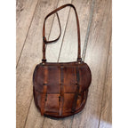 Original 1917 WWI US Cavalry Genuine Leather Saddlebag Messenger Bag WW1