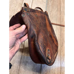 Original 1917 WWI US Cavalry Genuine Leather Saddlebag Messenger Bag WW1