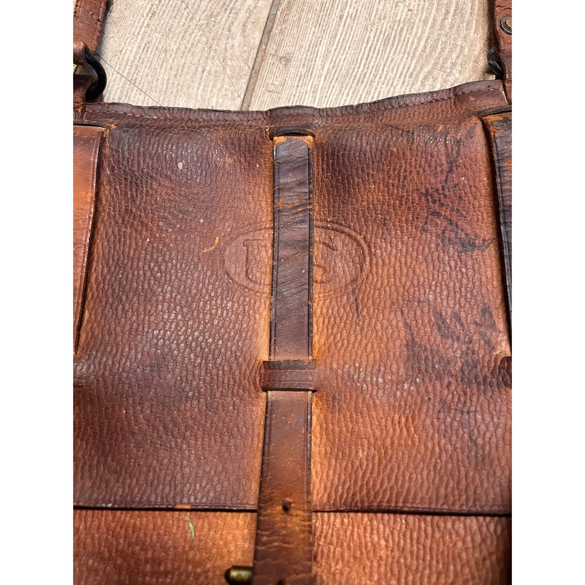 Original 1917 WWI US Cavalry Genuine Leather Saddlebag Messenger Bag WW1