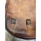 Original 1917 WWI US Cavalry Genuine Leather Saddlebag Messenger Bag WW1