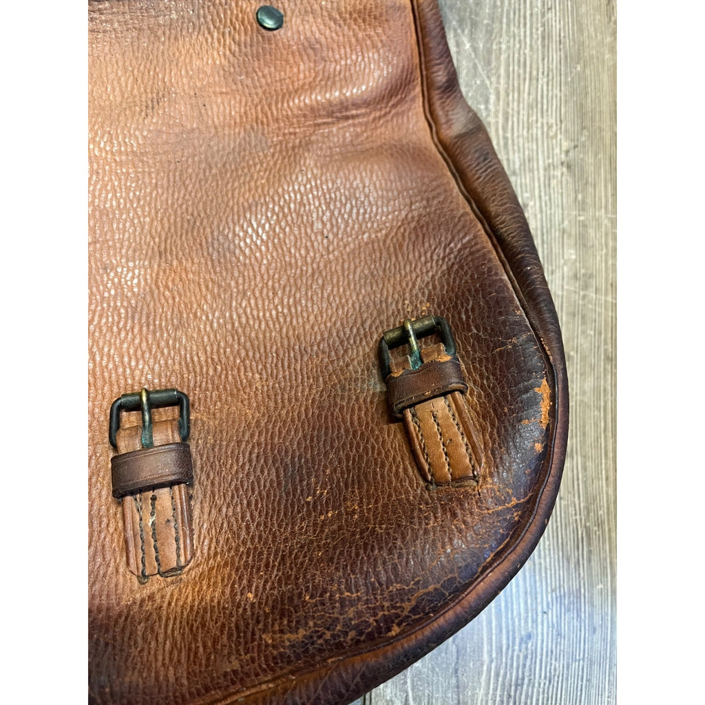 Original 1917 WWI US Cavalry Genuine Leather Saddlebag Messenger Bag WW1