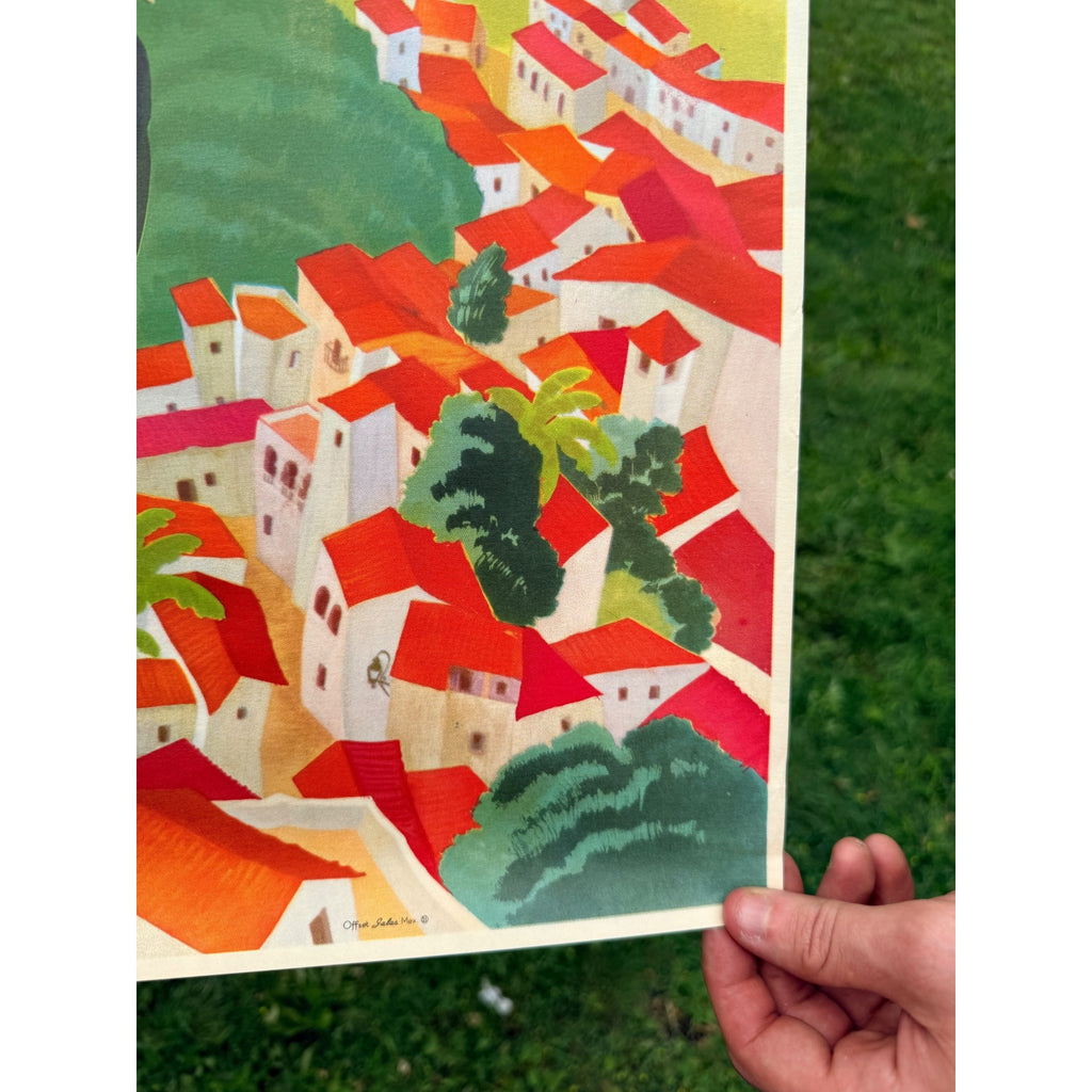 Original 1950s Mexico Taxco / Tasco Poster Vintage Art 19" x 25"