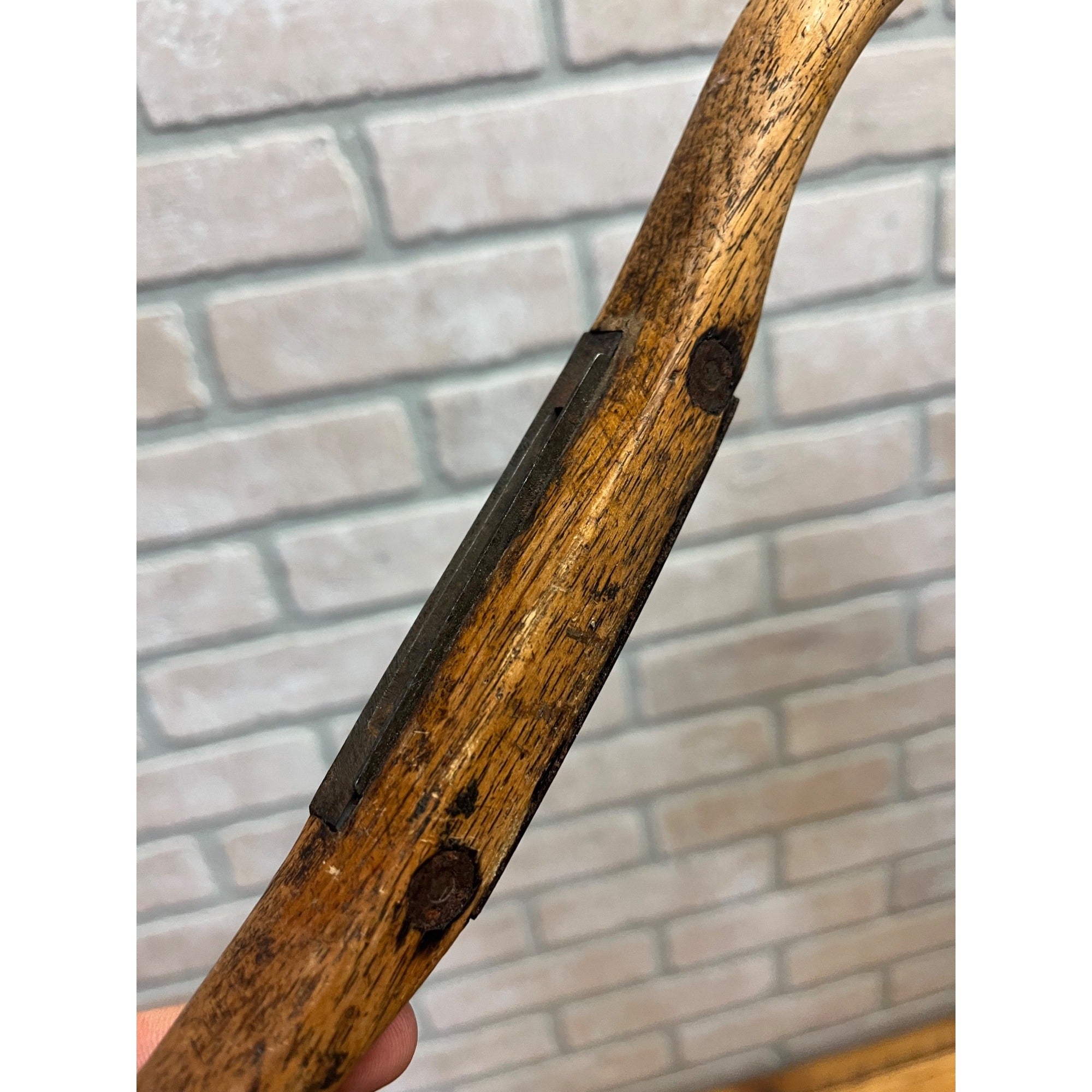 Primitive Antique Wooden Spokeshave Hand Scraper Knife Woodworking Tool Unmarked