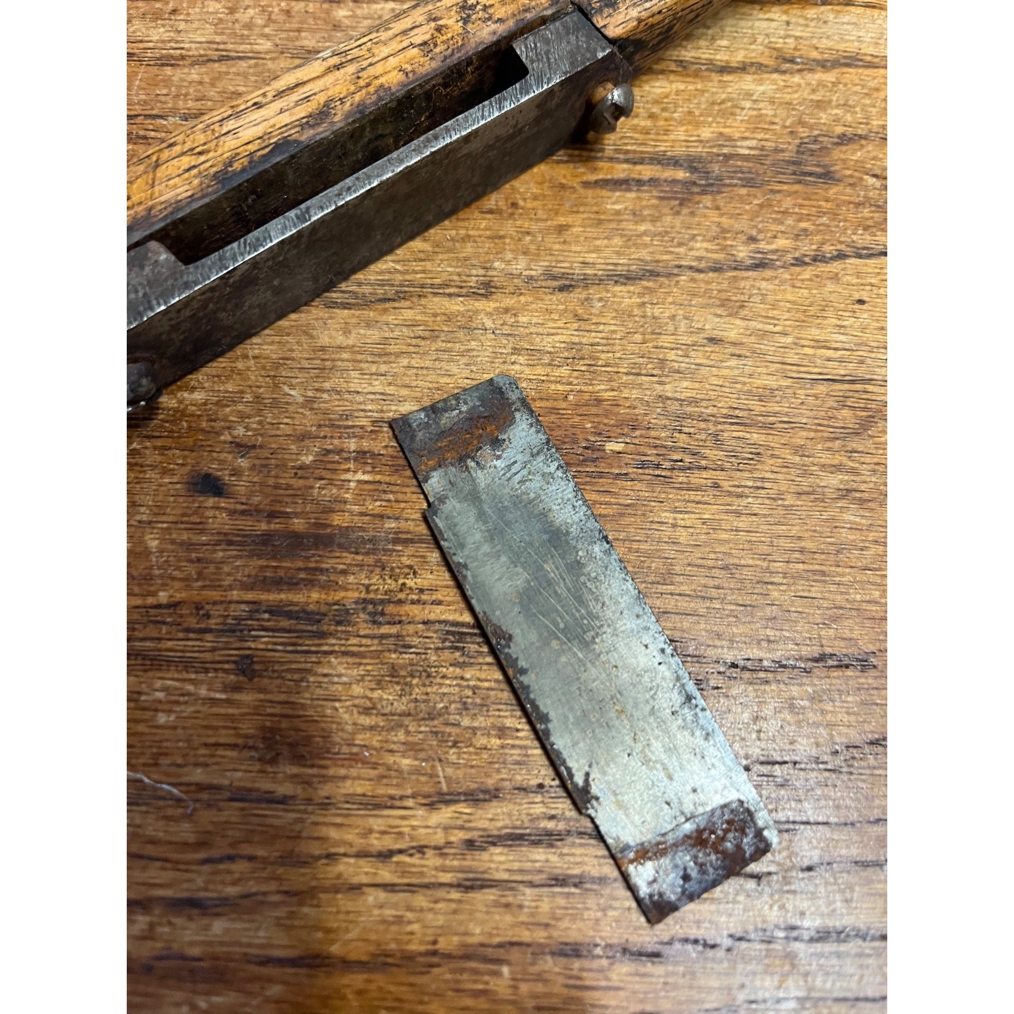 Primitive Antique Wooden Spokeshave Hand Scraper Knife Woodworking Tool Unmarked