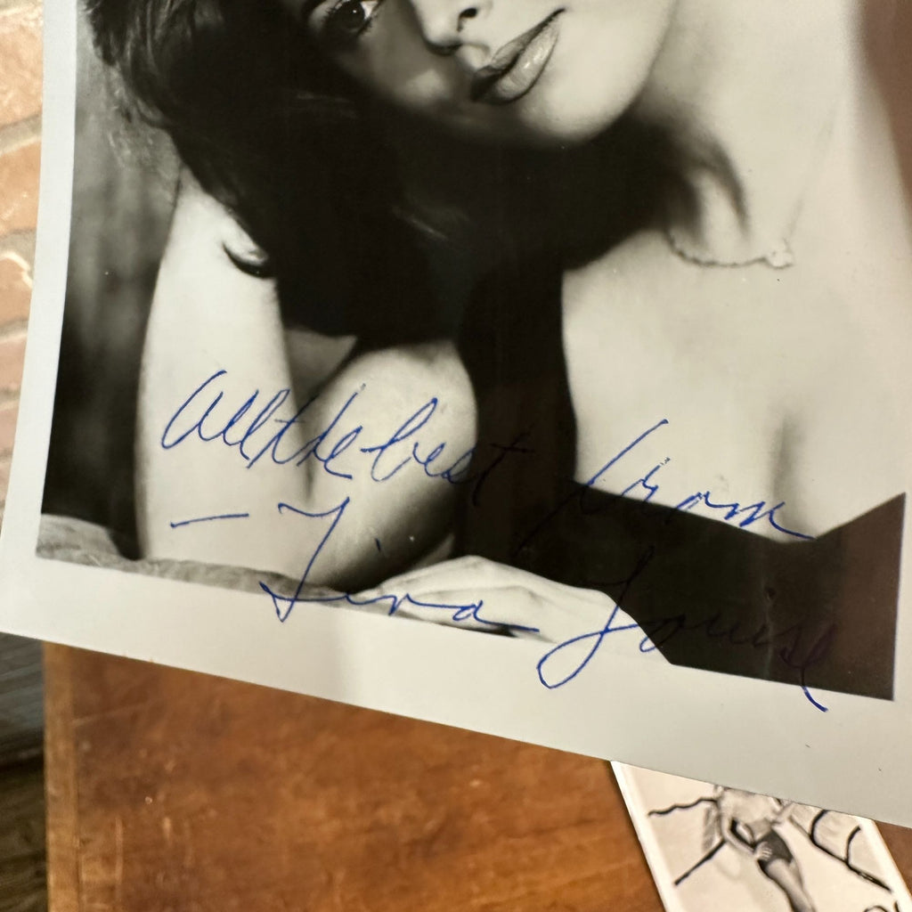 Vintage Lot (2) Gilligan's Island Signed Photos Tina Louise & Dawn Wells 5" x 7"