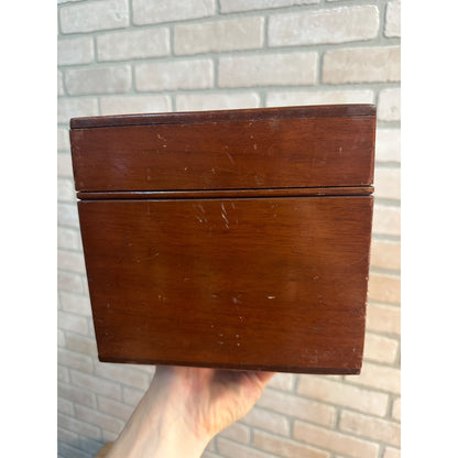 Vintage 1917 Wooden Case Box for Radiola AC Audio Amplifier RCA