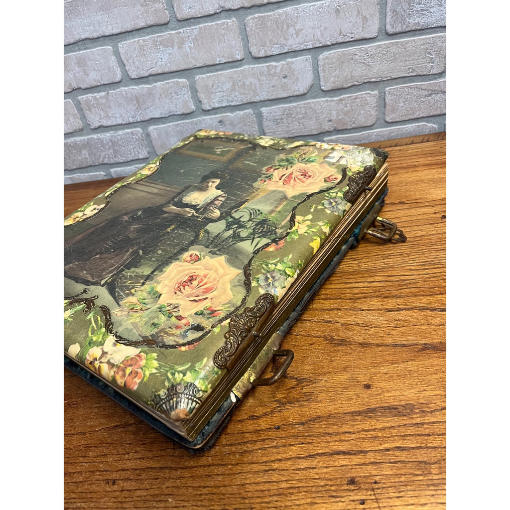 Antique Victorian LARGE Oversized Photo Album - Empty Unused - 24 Pages Cabinet Photos
