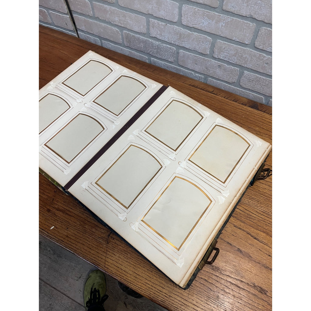 Antique Victorian LARGE Oversized Photo Album - Empty Unused - 24 Pages Cabinet Photos