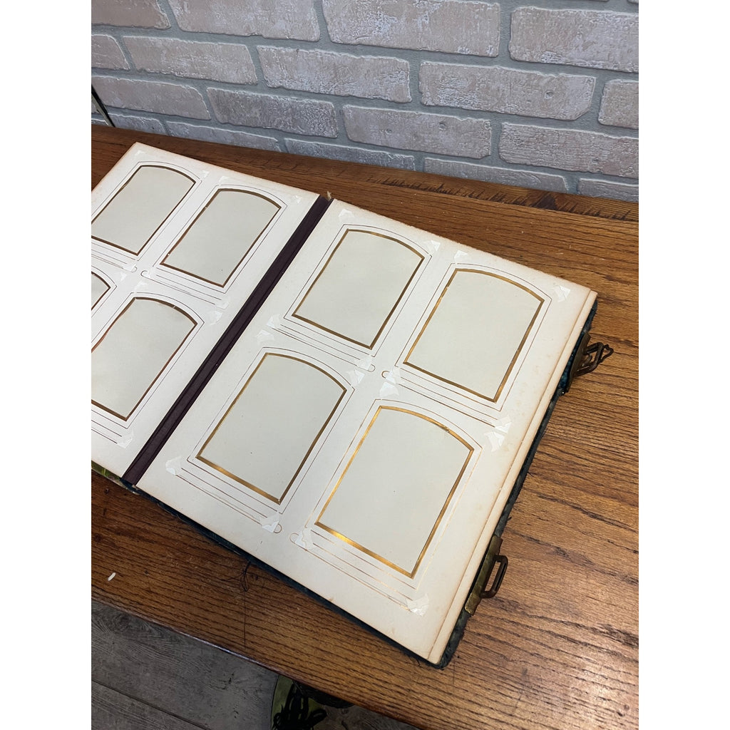 Antique Victorian LARGE Oversized Photo Album - Empty Unused - 24 Pages Cabinet Photos