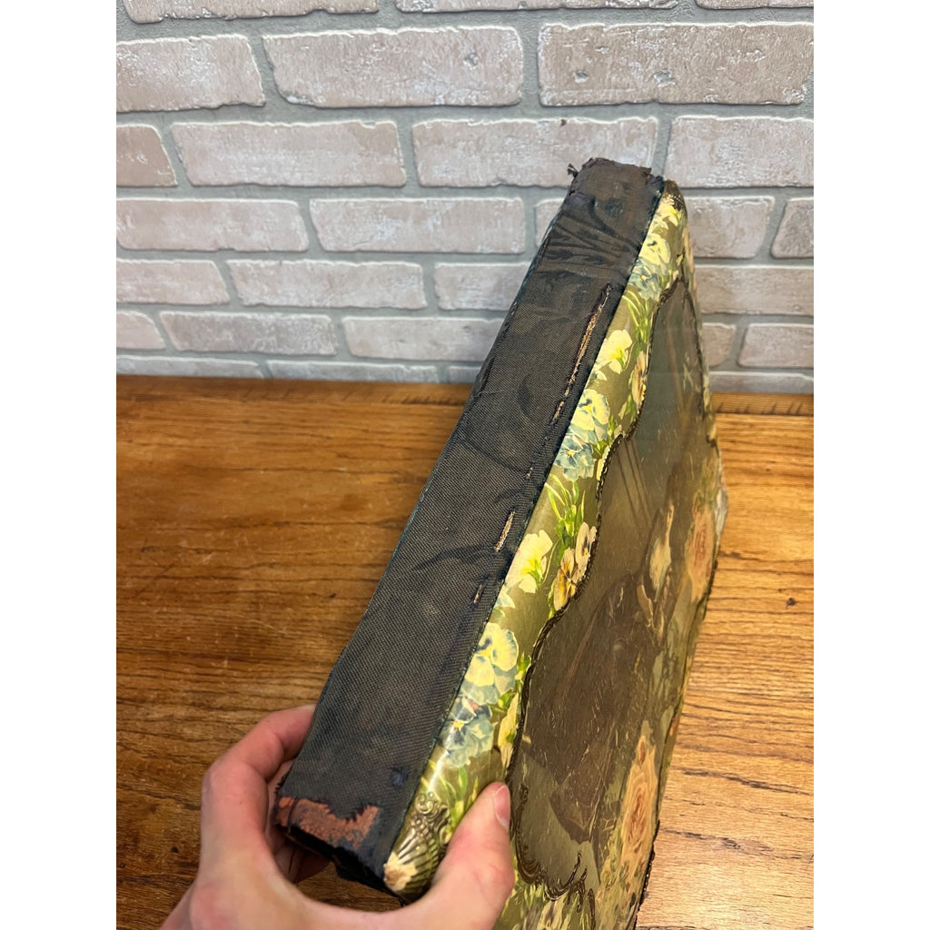 Antique Victorian LARGE Oversized Photo Album - Empty Unused - 24 Pages Cabinet Photos