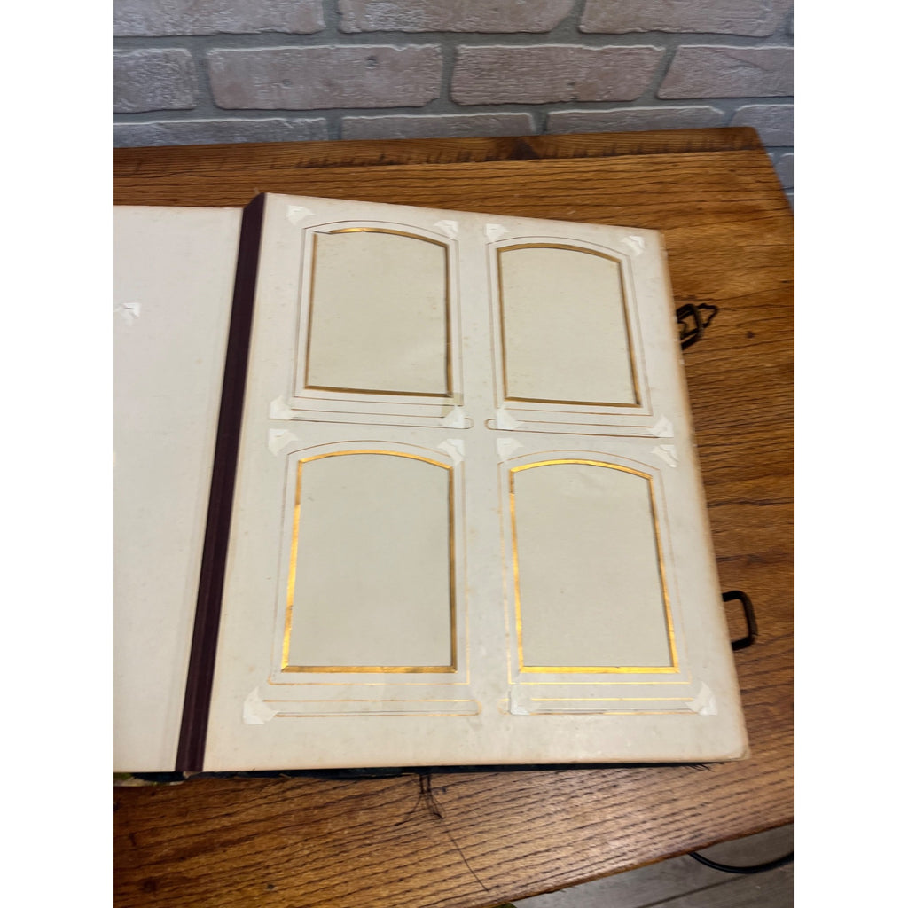 Antique Victorian LARGE Oversized Photo Album - Empty Unused - 24 Pages Cabinet Photos