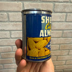Vintage Blue Diamond Shelled California Almonds, Sacramento CA, Nut, Peanut Tin
