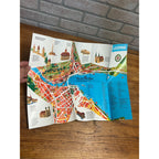 Vintage 1960s Map of Lucerne Rolex Bucherer Tourist Travel Brochure Souvenir