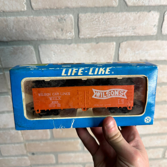 HO LIFE-LIKE WILSON CAR LINES REEFER 8360 IN ORIGINAL BOX NOS NEW