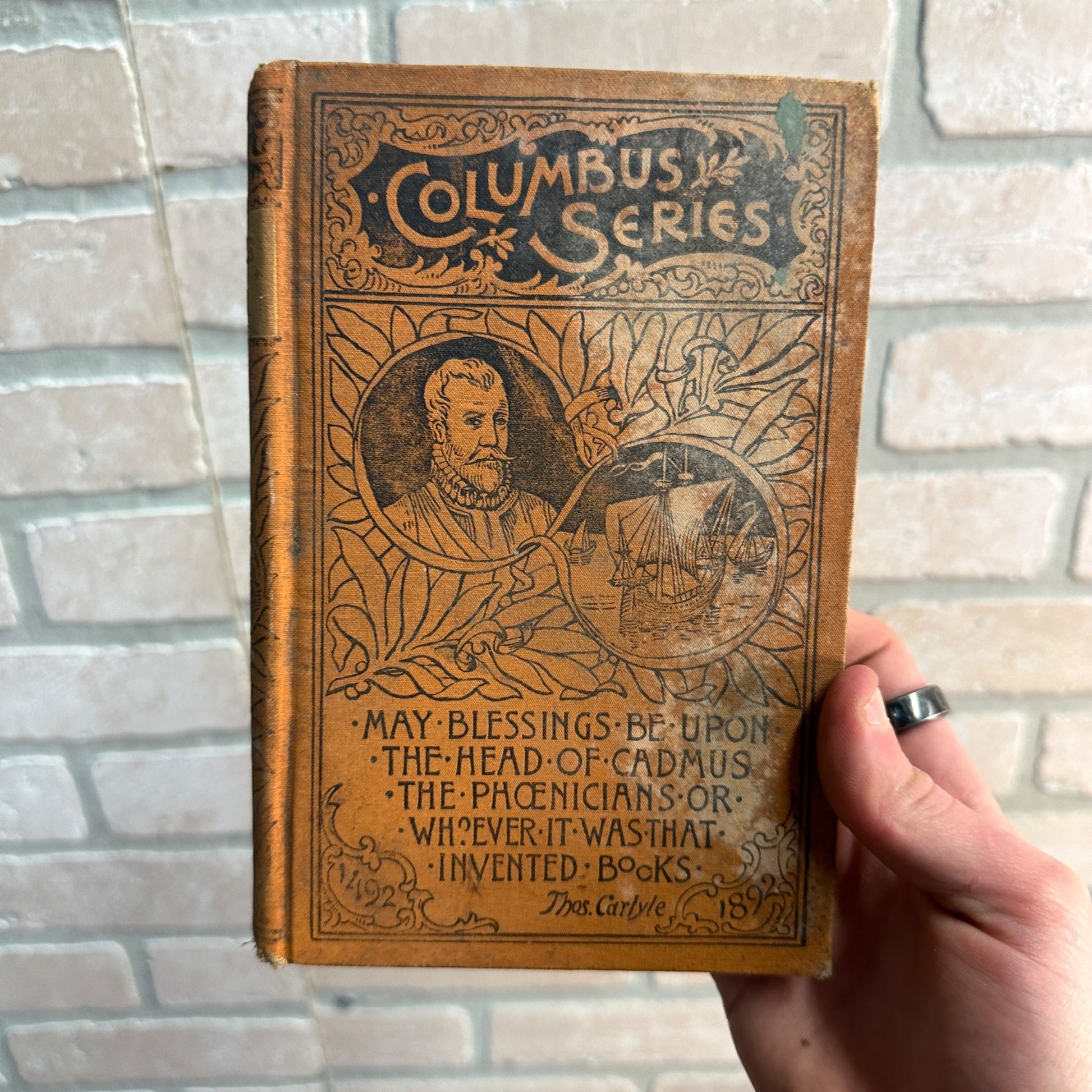 1900s ANTIQUE A DATELESS BARGAIN CATHERINE LOUISA PIRKIS  COLUMBUS SERIES BOOK ORNATE