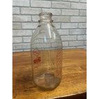 RARE Vintage Verifine Dairy Glass Milk Bottle - Half Gallon - Wisconsin ACL