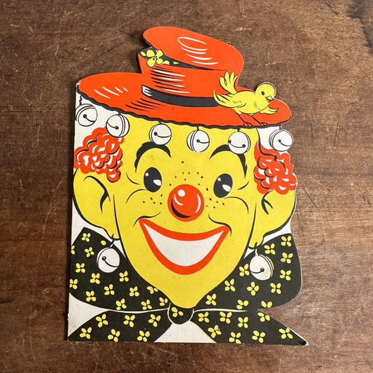 Vintage 1950s Calico Kitchen Milwaukee Wis Kid's Menu Clown Souvenir Ephemera