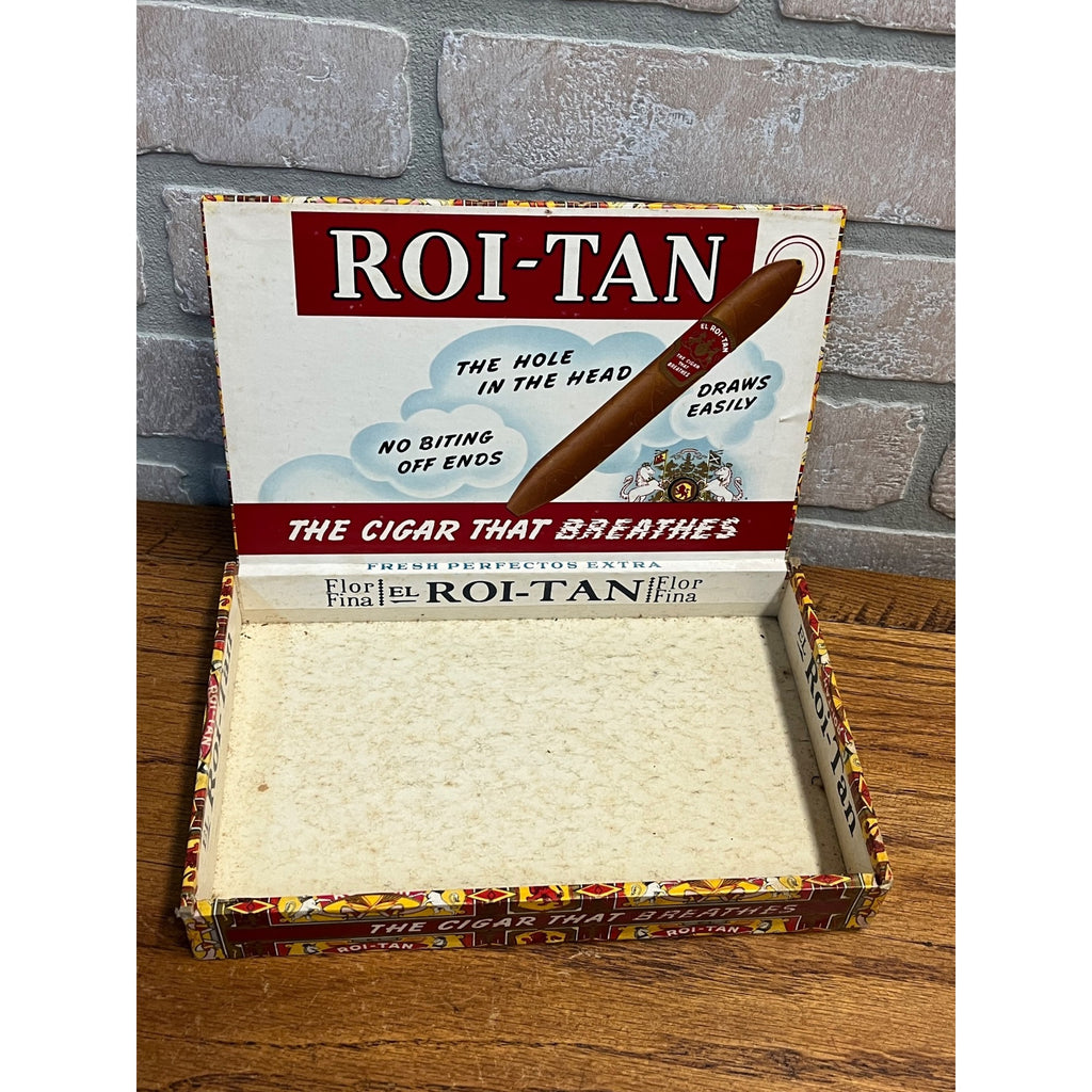 Vintage El Roi-Tan Cigars Advertising Box Empty Pennsylvania American Cigar Co