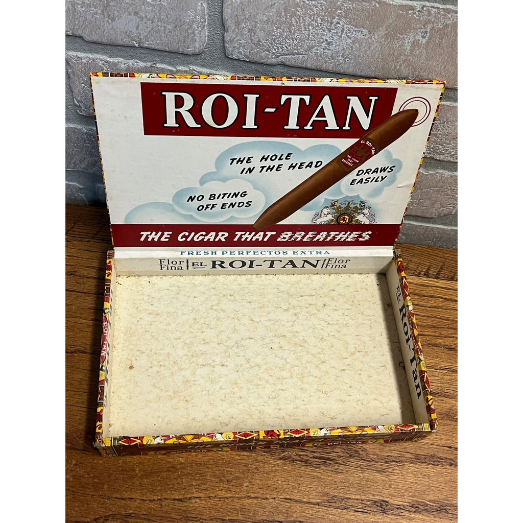 Vintage El Roi-Tan Cigars Advertising Box Empty Pennsylvania American Cigar Co