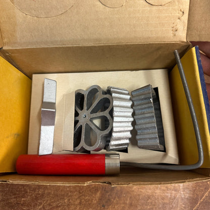 Double Rosette & Timbale Iron Set - Northland Aluminum Products Inc. NOS