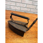 Vintage IWANTU Comfort Iron Strause Gas Sad Iron  No. 6. Patent 1910 Antique