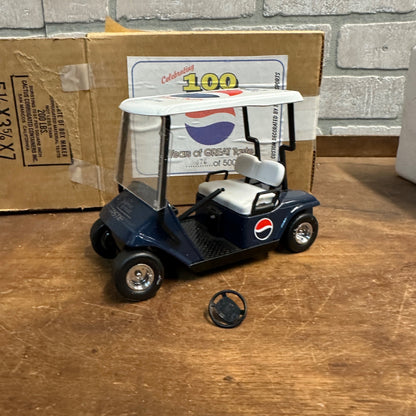 Taylor Sports Pepsi Golf Cart 100th Anniversary Edition 1998 Bank