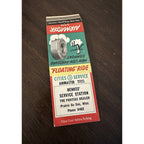 Vintage Henkes' Cities Service Station Advertising Matchbook Prairie Du Sac Wis