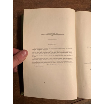 GLIMPSES OF FIFTY YEARS BY FRANCES E. WILLARD 1839 - 1889 HARDCOVER HISTORY