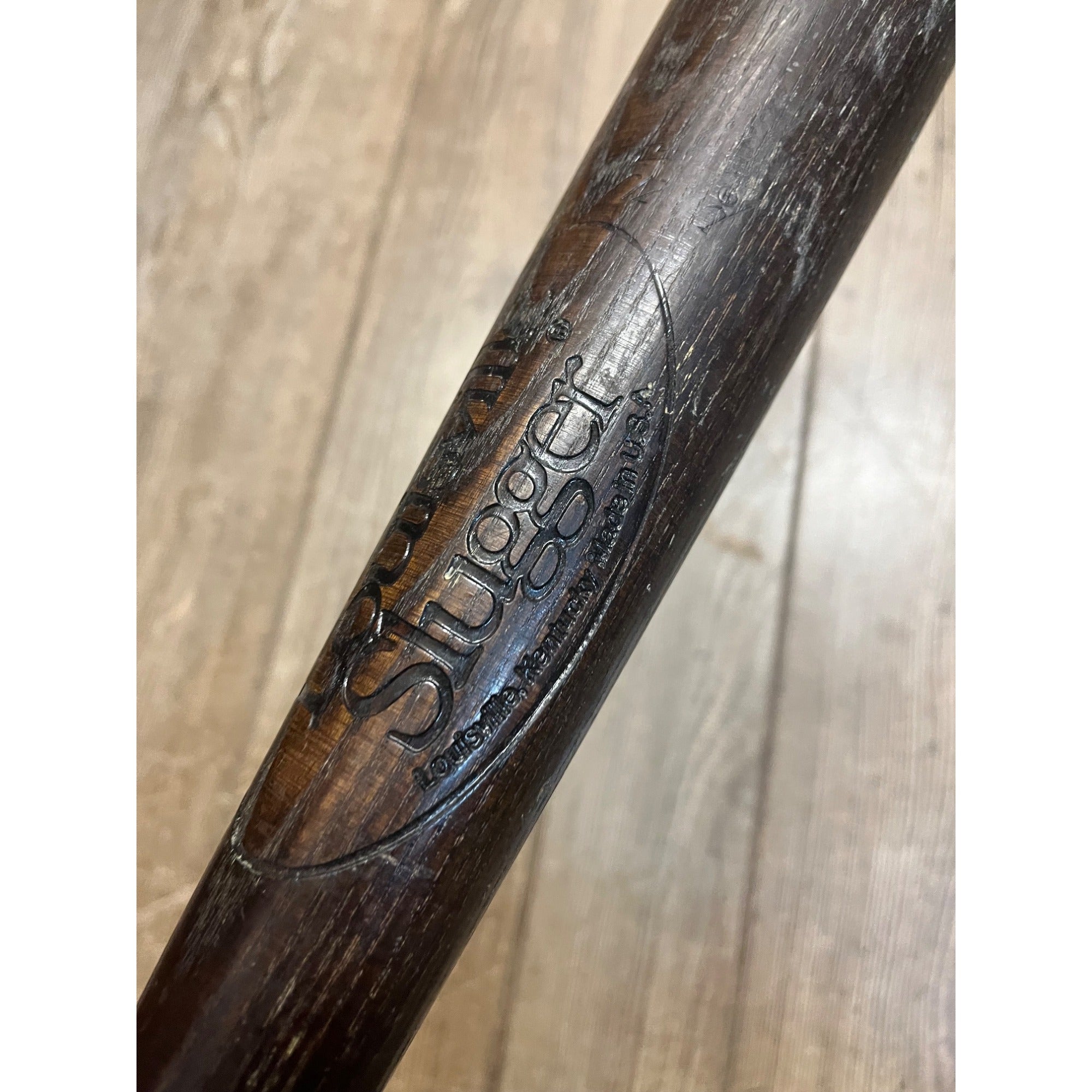 Steve Kemp Original Game Used Baseball Bat MLB Louisville R43 Tigers Yankees