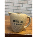 Vintage Stoneware Wagner's Store Mt. Calvary WI Wisconsin Advertising Pitcher Wis
