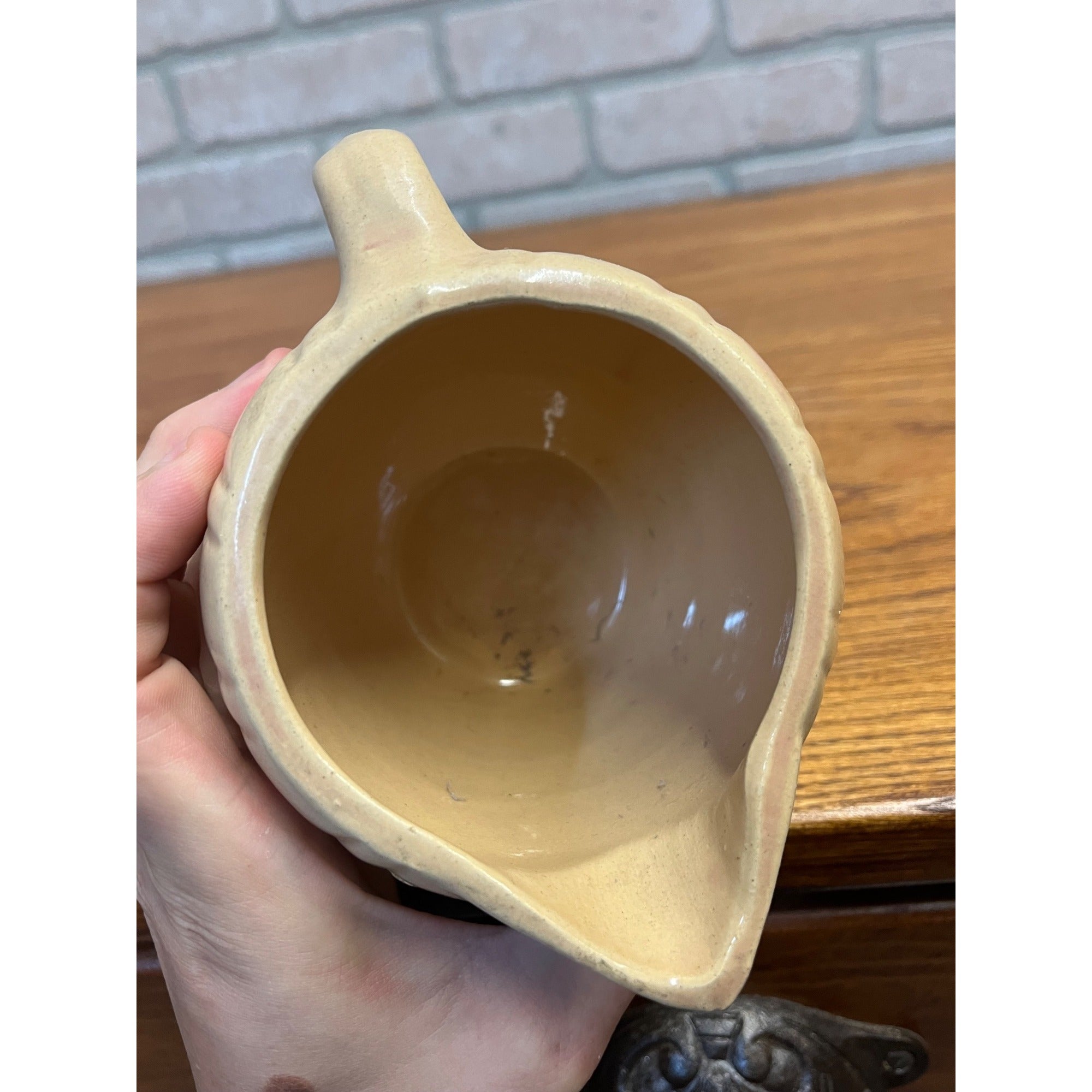 Vintage Stoneware Wagner's Store Mt. Calvary WI Wisconsin Advertising Pitcher Wis