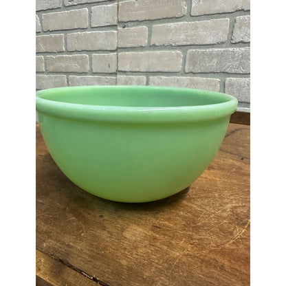 Vintage Jadeite 7" Mixing Bowl Kitchen Ware Jade Green - 3.75" Deep