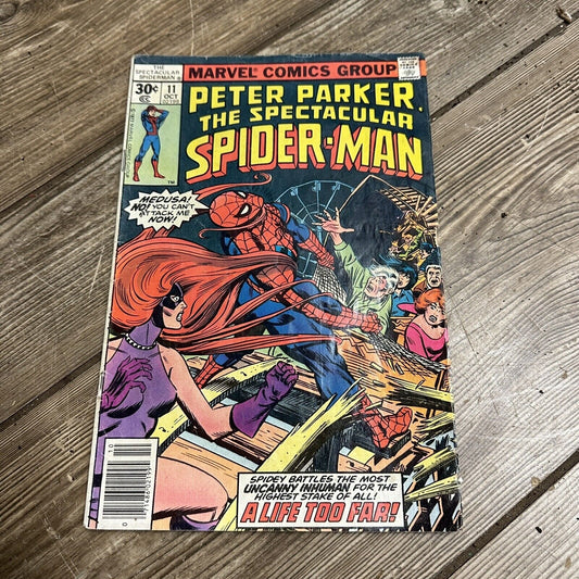 Peter Parker The Spectacular Spider-Man #11 Marvel Bronze Age Comic Book 1977
