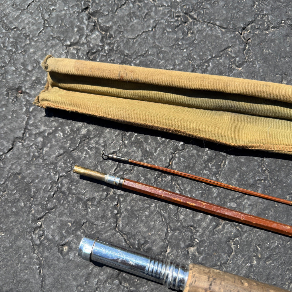 Vintage South Bend No 77 Bamboo Fly Rod 9' W/Cloth case