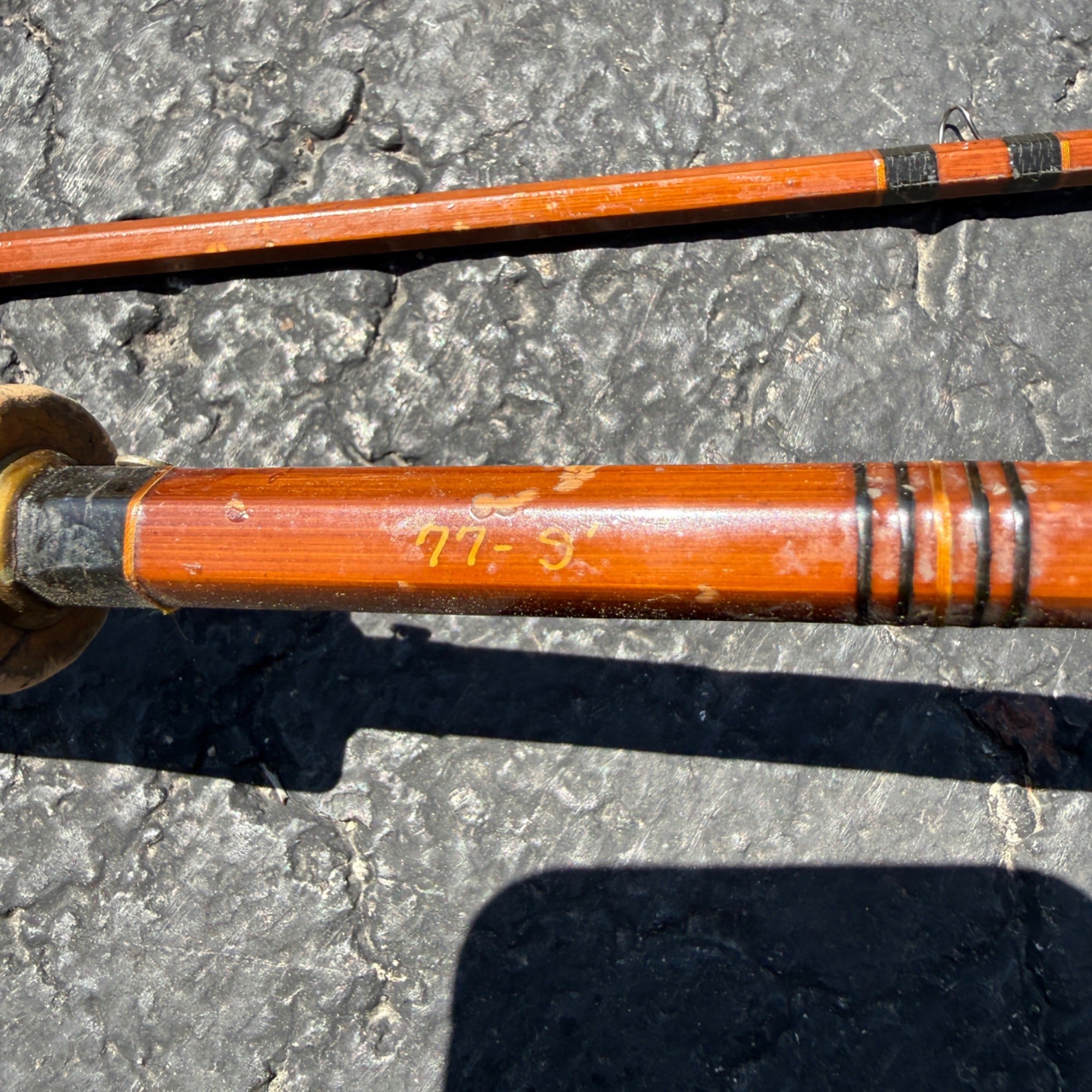 Vintage South Bend No 77 Bamboo Fly Rod 9' W/Cloth case