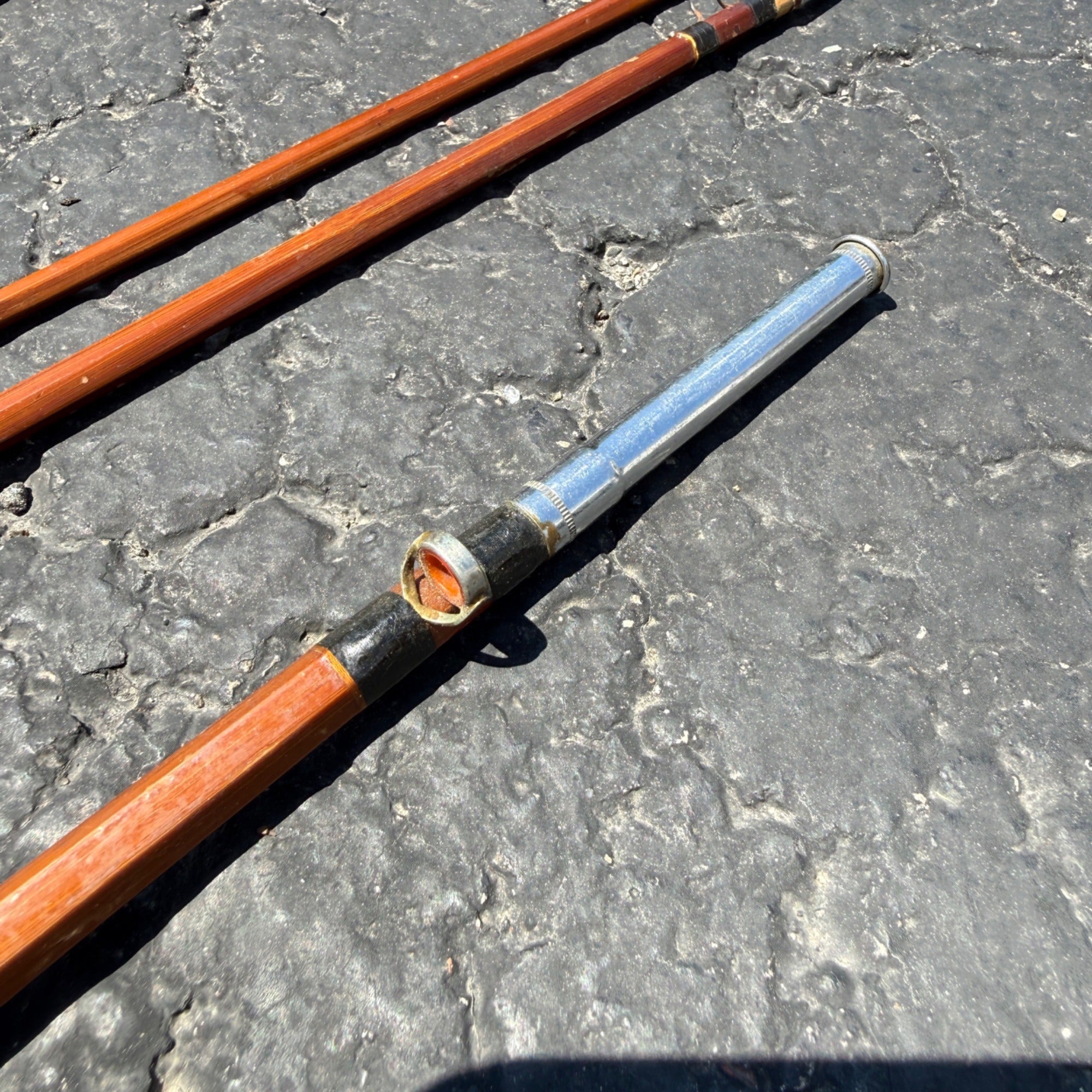 Vintage South Bend No 77 Bamboo Fly Rod 9' W/Cloth case
