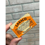 Vintage 1940s Laxaco Nyla Co. Laxative Pharmacy Medicine Box w/ Contents