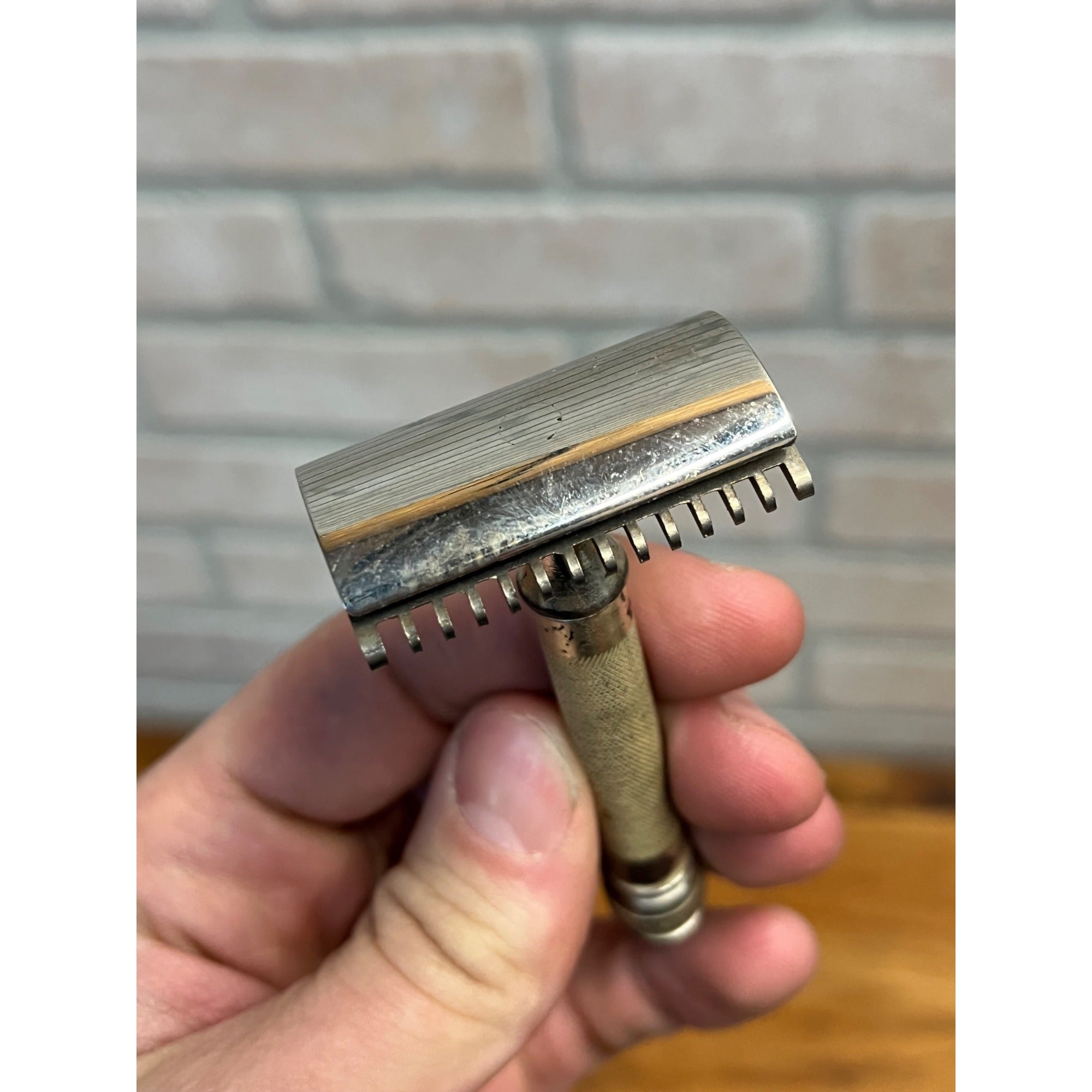 Vintage Gillette Safety Shaving Razor Lot: Old Ball End, Travel, & Gold-Tone